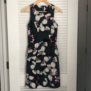 Fall Floral Dress for Weddings or Work Events
